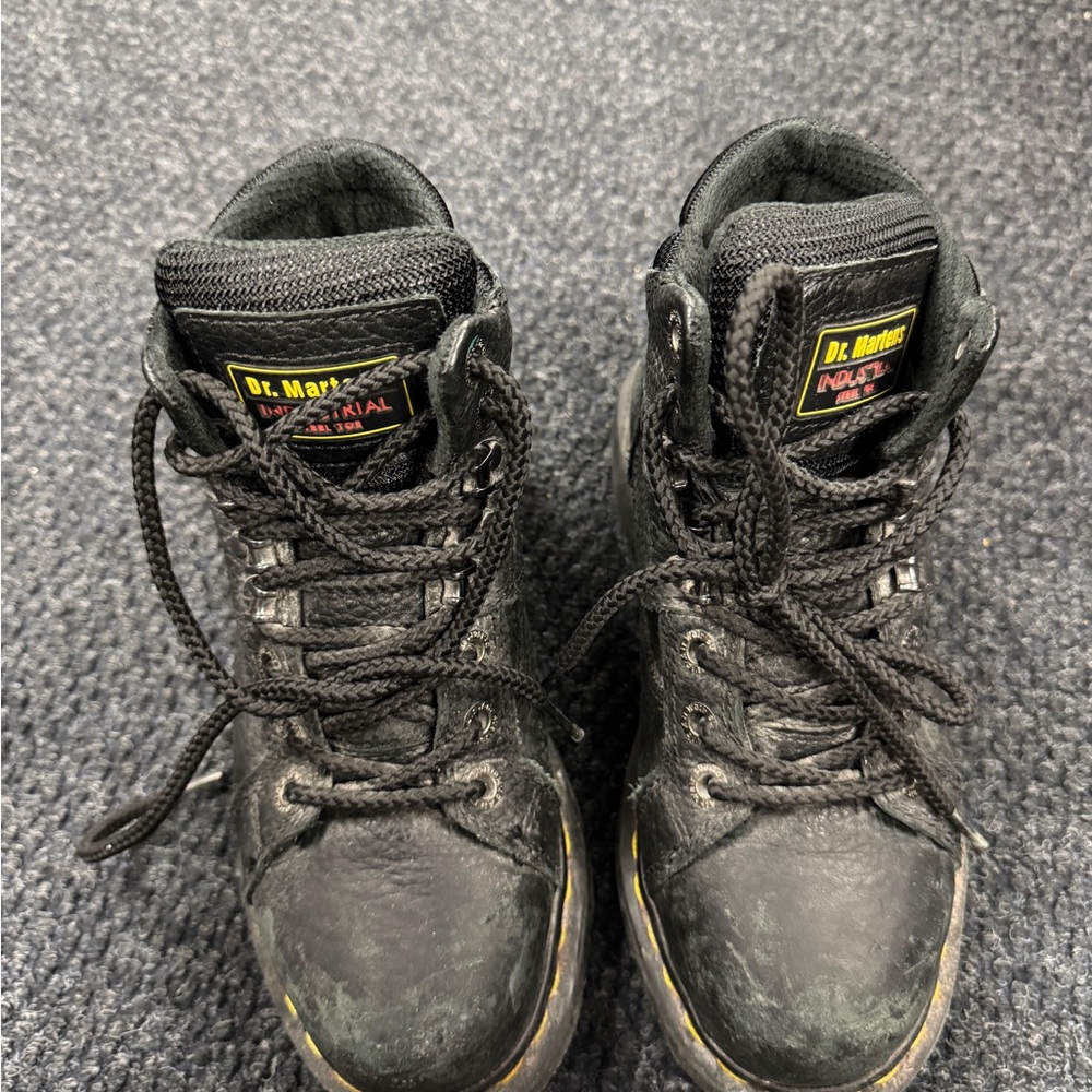 Dr. Martens Women Work Boots in Black